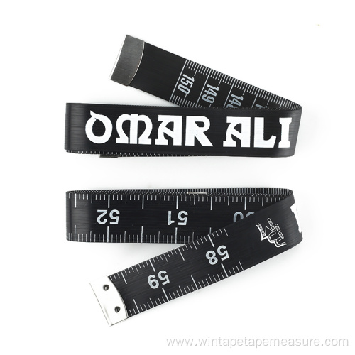 Promotional Sewing Black Custom Fabric Tape Measure